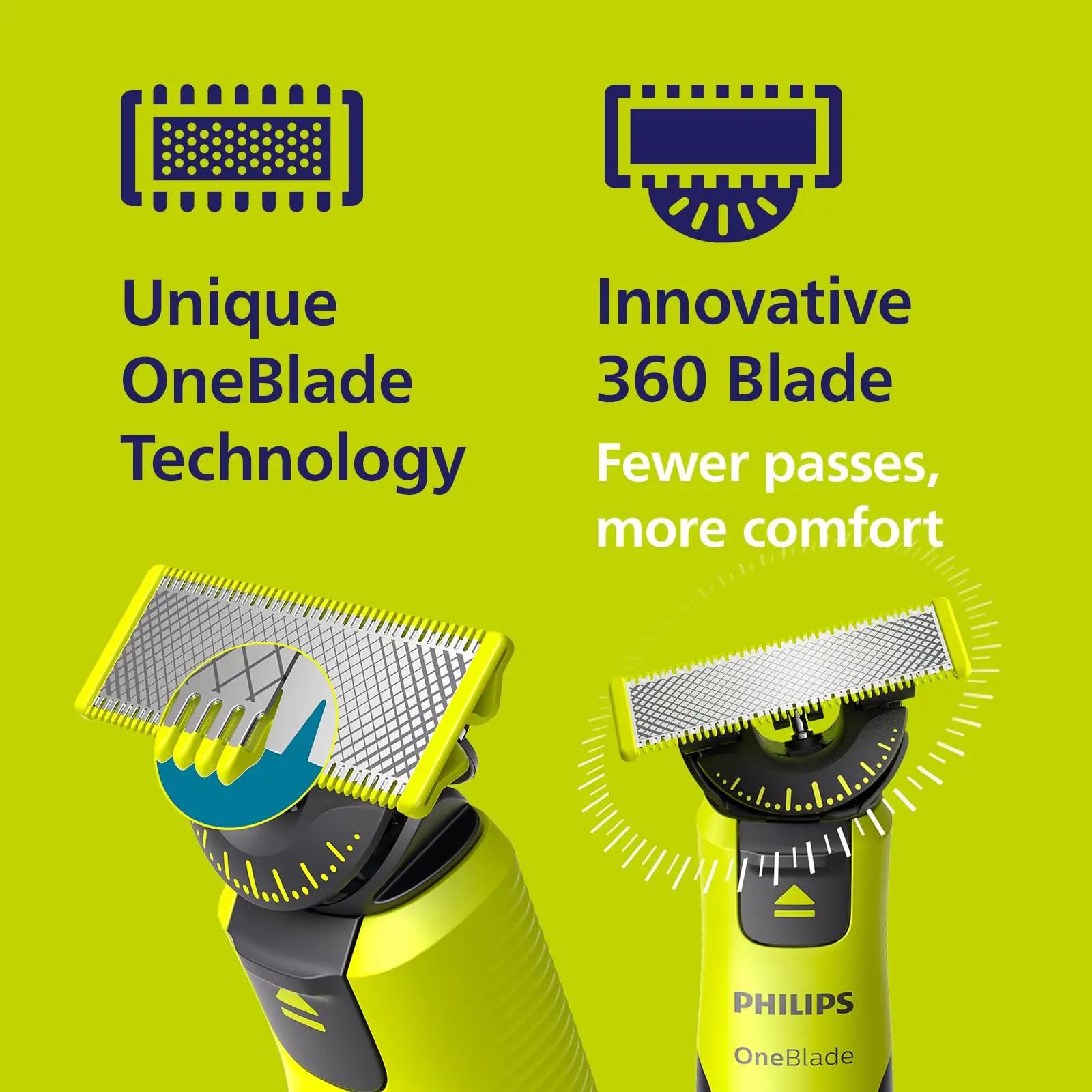 Philips OneBlade 360 — titankattega näo- ja kehahooldus – lisavaade