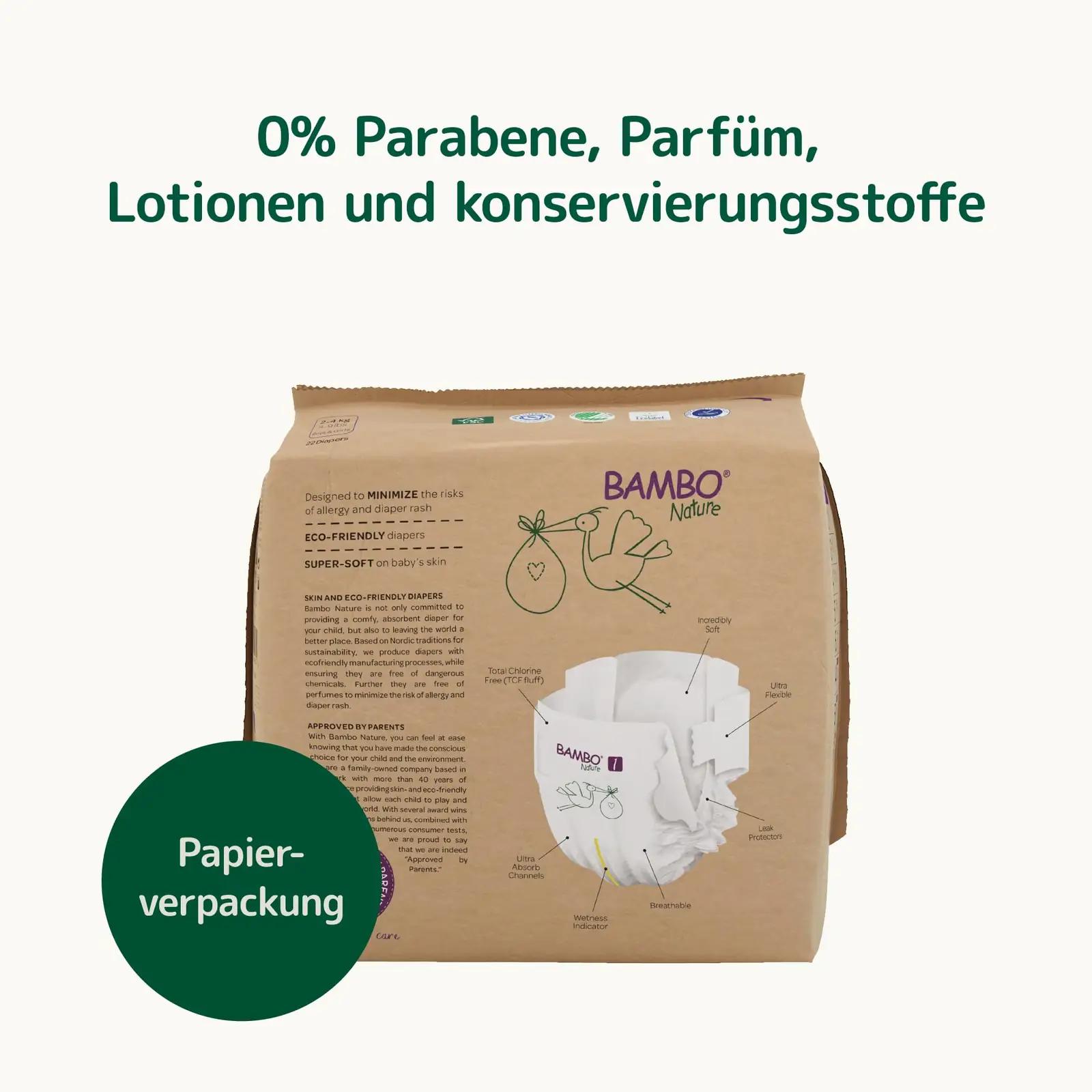 Bambo Nature beebipõhjad suurus 1 – pehme ja õrn kaitse – pilt 6