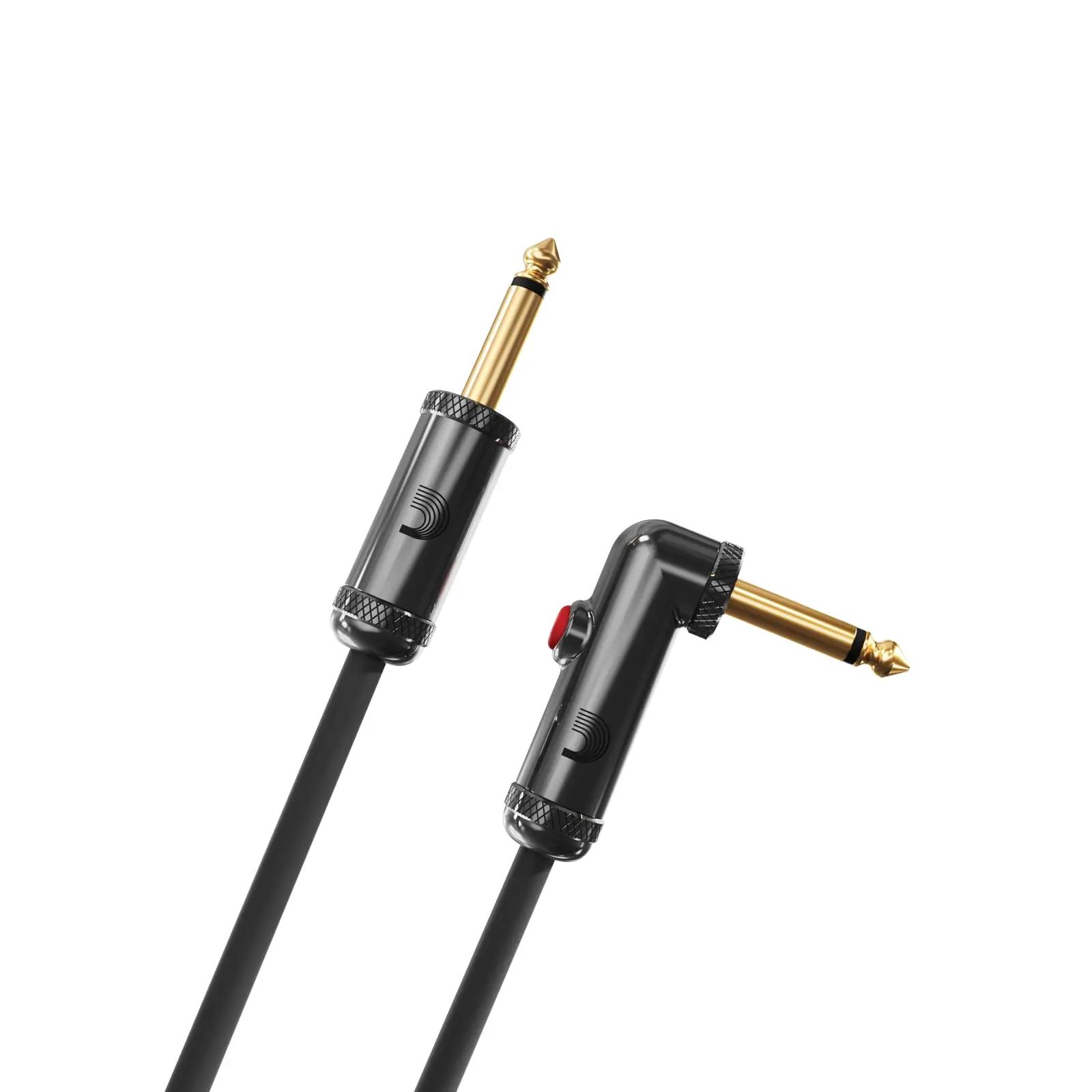Planet Waves kuldne 3,05 m instrumentkaabel – vastupidav ühendus – detailne vaade