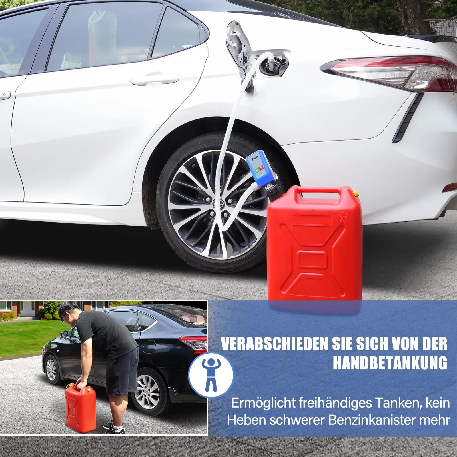 Nitigo vastupidav plastmõõdus kütusepump automaatse stoptundiga – pilt 6