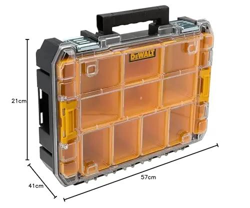 DEWALT vastupidav TSTAK organizer — kompaktne tööriistakast – pilt 9