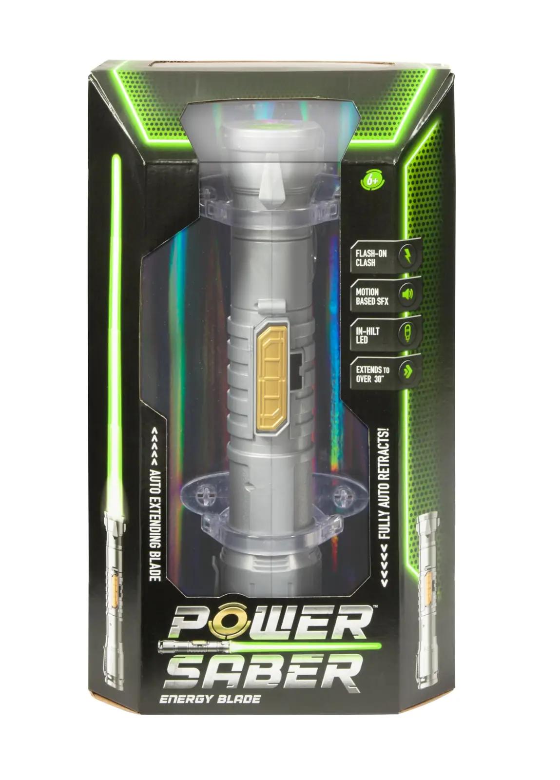 Power Saber rohelise plastikust lasersulgur