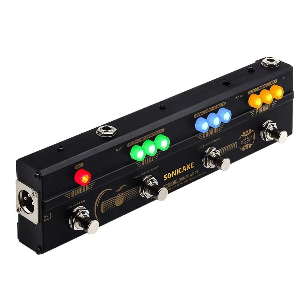 SONICAKE puidune multi-efektpedal akustilisele kitarrile —