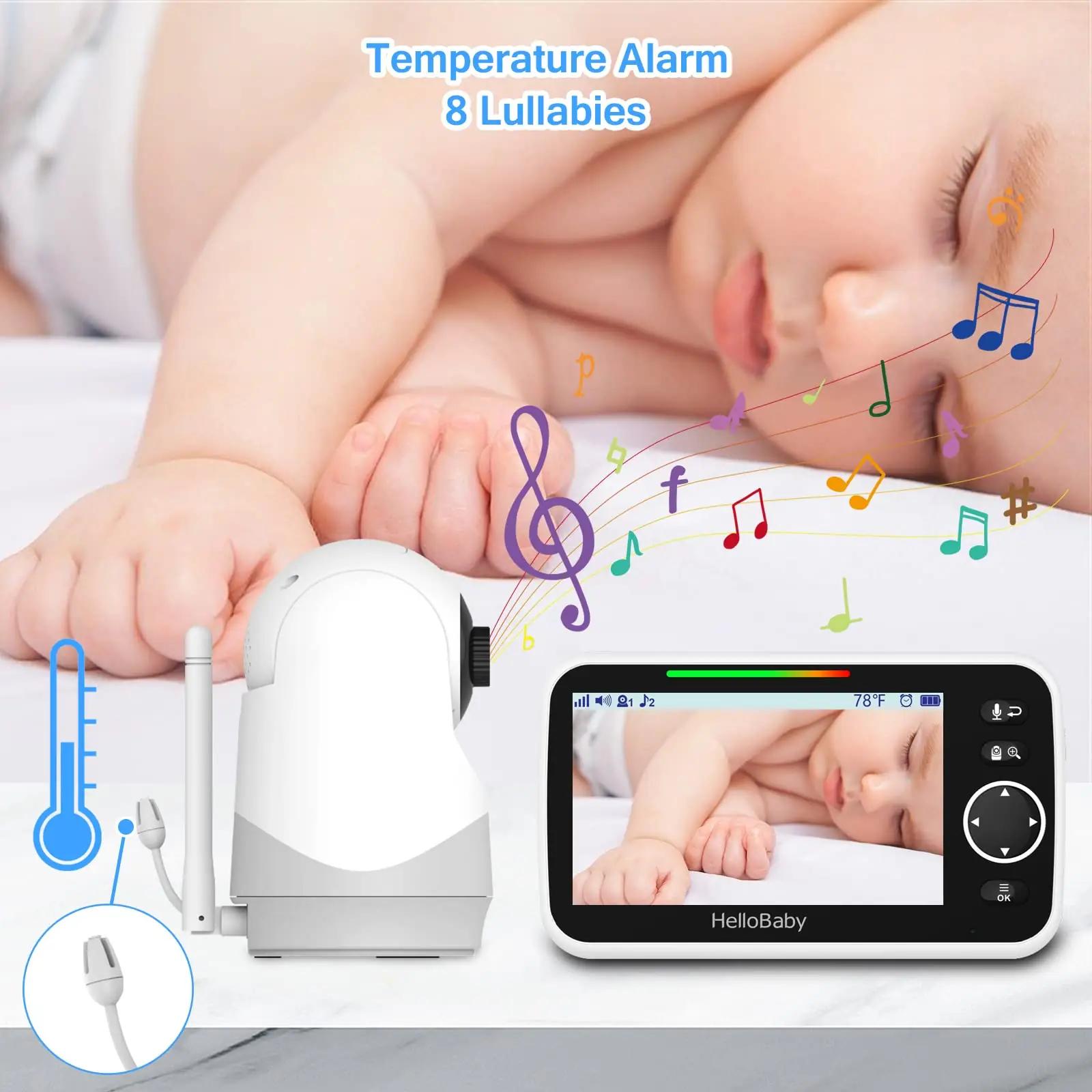 HelloBaby lapsehoidja kaamera 5″ ekraaniga – pilt 6