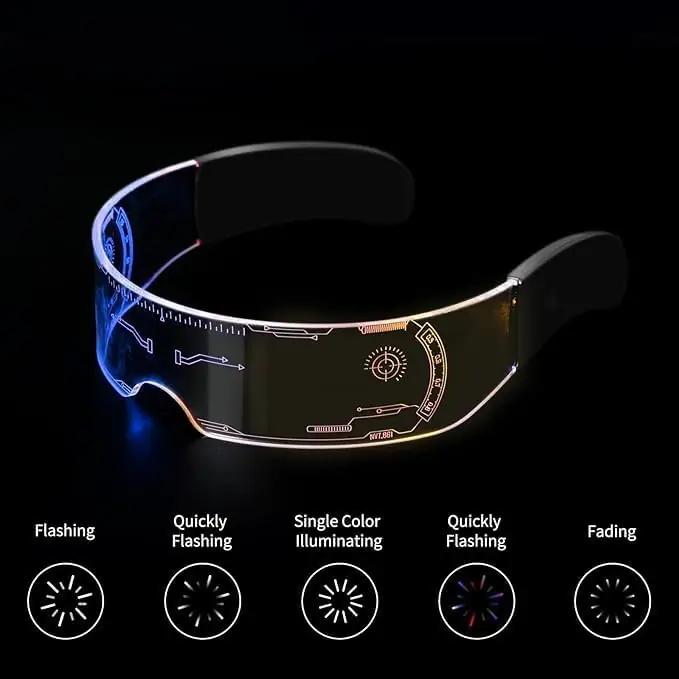 Yomaido LED-silmaluup: fluoresseeriv pidu- ja cosplay-aksessuaar – kasutusnäide