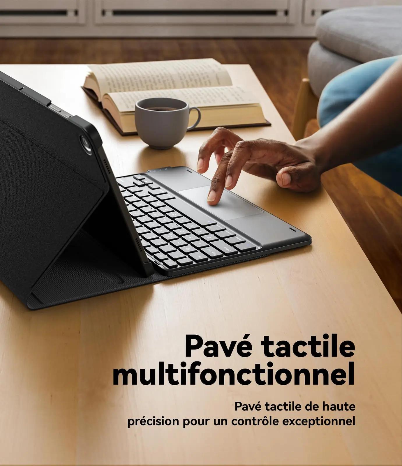 CHESONA must plastiku klaviatuur‑ümbris Galaxy Tab A9+ tipptööks – pakend ja tarvikud