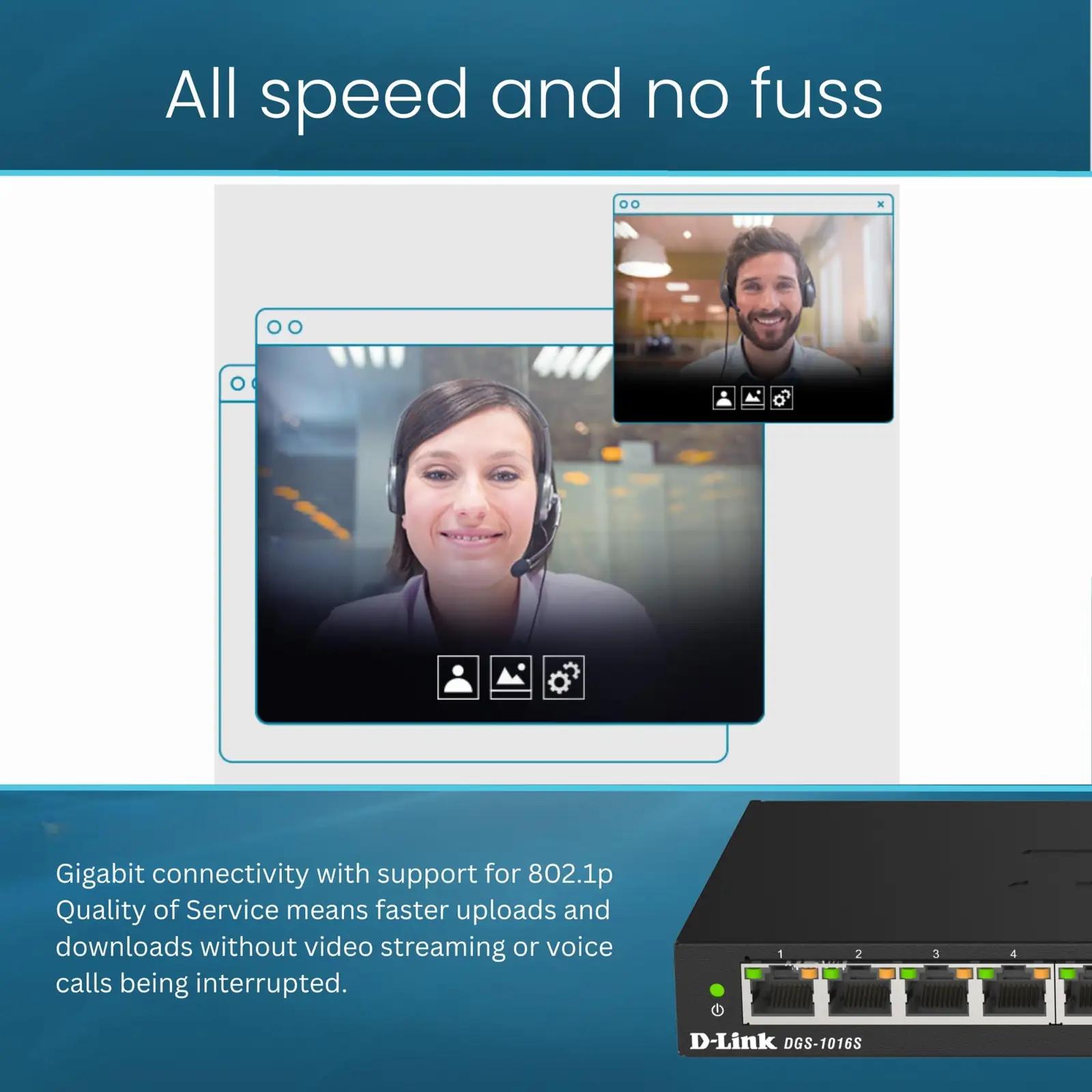 D-Link metallist 16-pordiline Gigabit switch koduvõrku – pilt 6