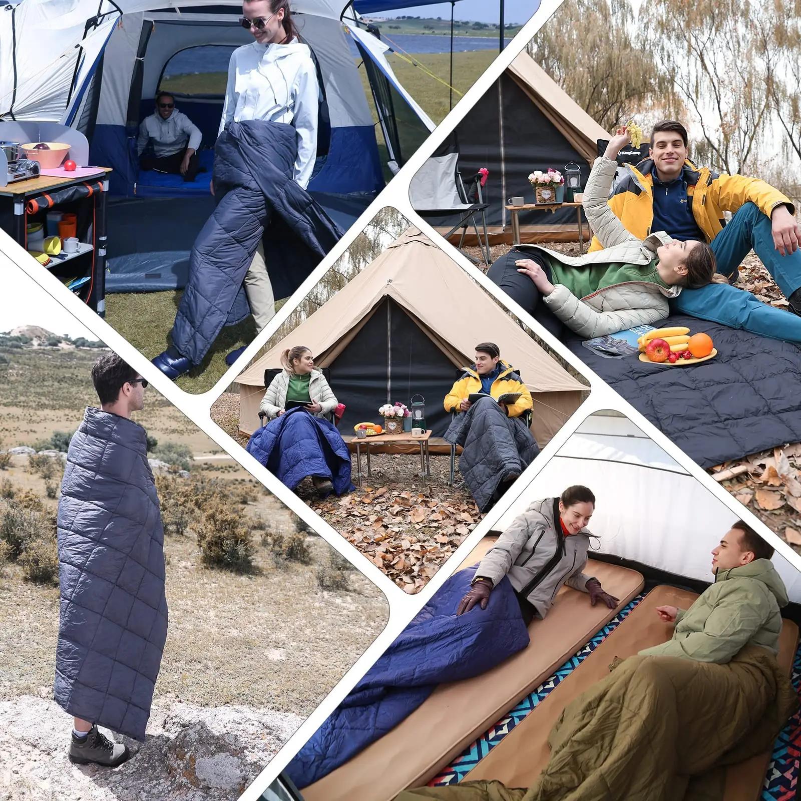 KingCamp kerge ja veekindel reisitekk — ideaalne matkaks – lisavaade