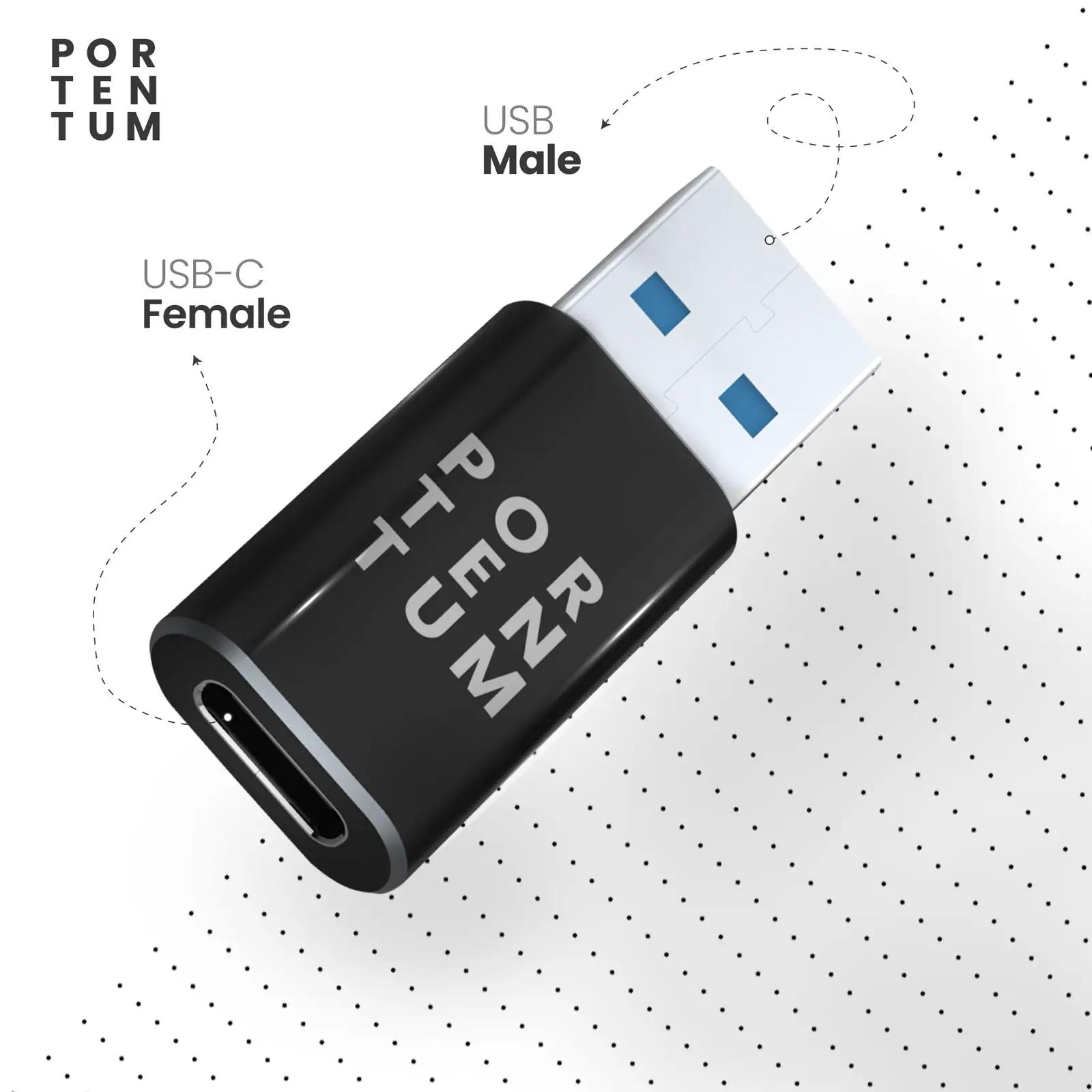 PORTENTUM vastupidav USB C–USB 3.0 adapter — õhuke zinkkest – pilt 9