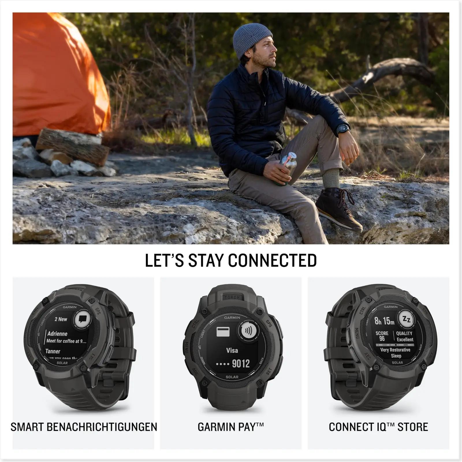 Garmin päikeselaetav taktikaline kell — kerge ja vastupidav – kasutusnäide