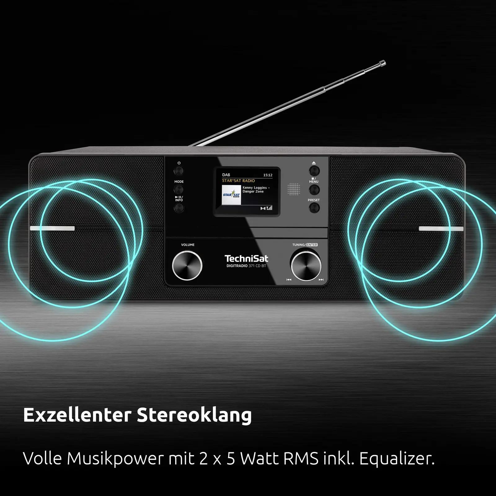 TechniSat kompaktne DAB+ CD-mängija — heli kodukasutuseks – kasutusnäide