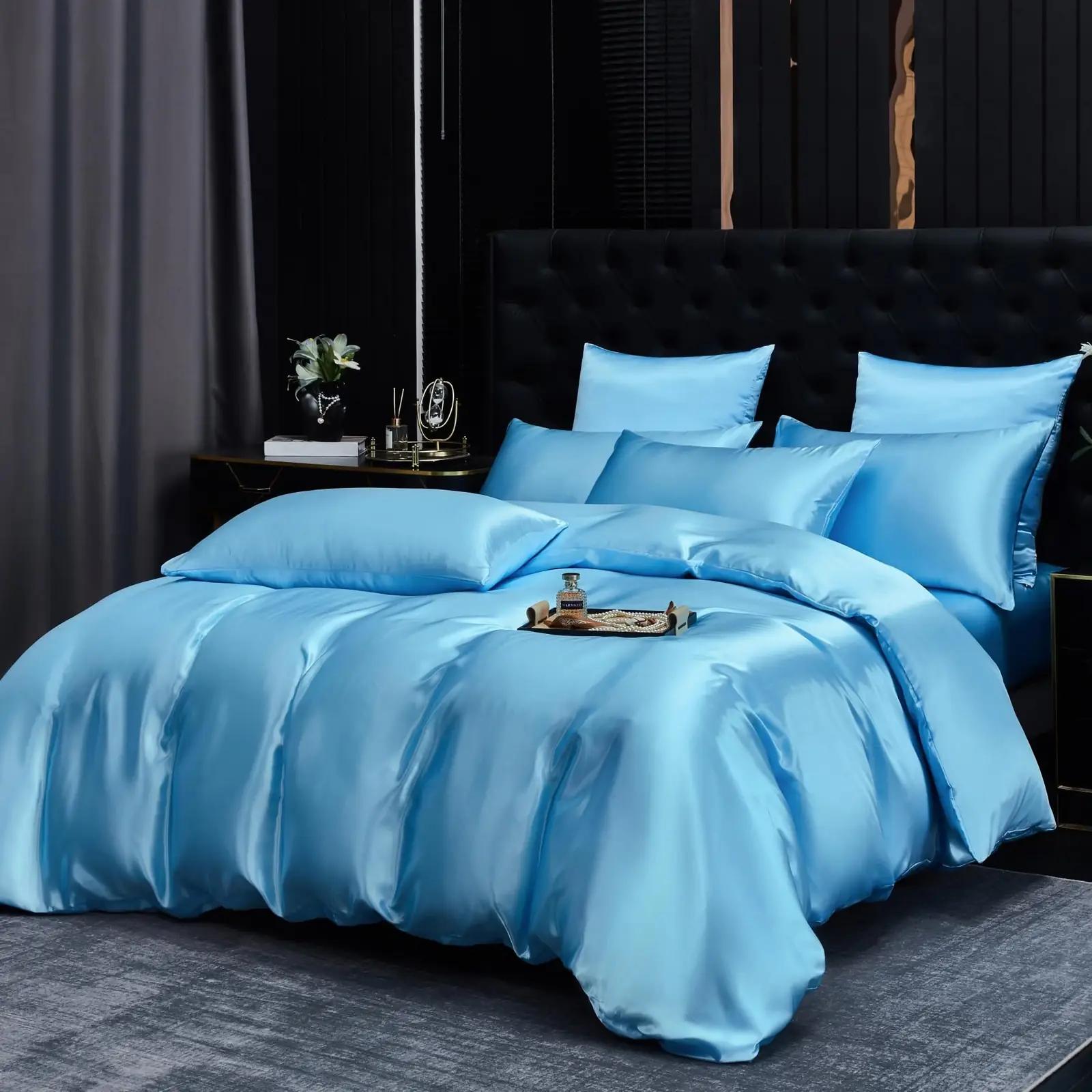 YASMENG satiinvoodipesu 240×260 cm – siidine ja pehme luksus – detailne vaade