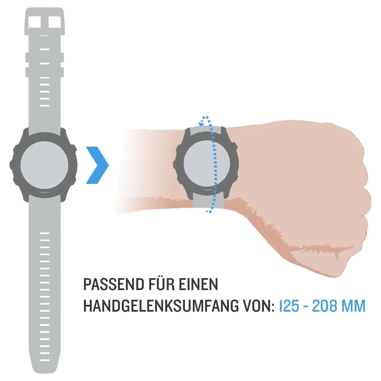 Garmin silikoonkäepael 22 mm – vastupidav ja värvikas asendus – kasutusnäide