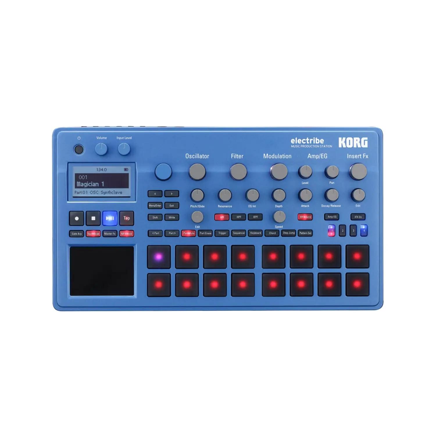 KORG ELECTRIBE2BL lauale mõeldud süntesaatorid – toote esivaade