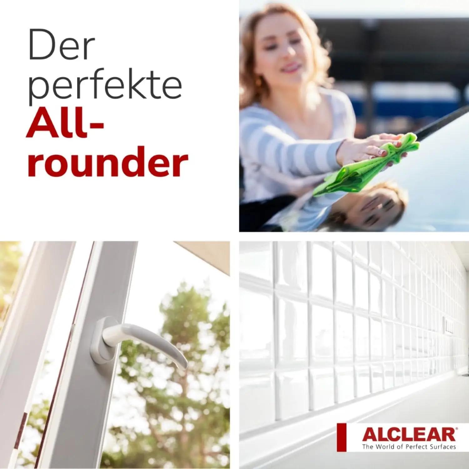 ALCLEAR mikrofiibrist aknalisad — triibuvaba 5‑tk komplekt – pilt 7