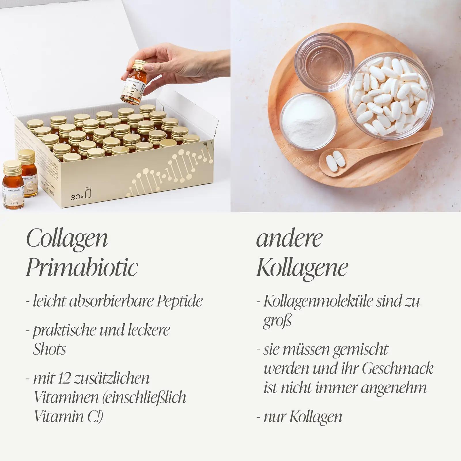 PRIMABIOTIC vedel kollageen 10 000 mg naha ja juuste jaoks – lisavaade