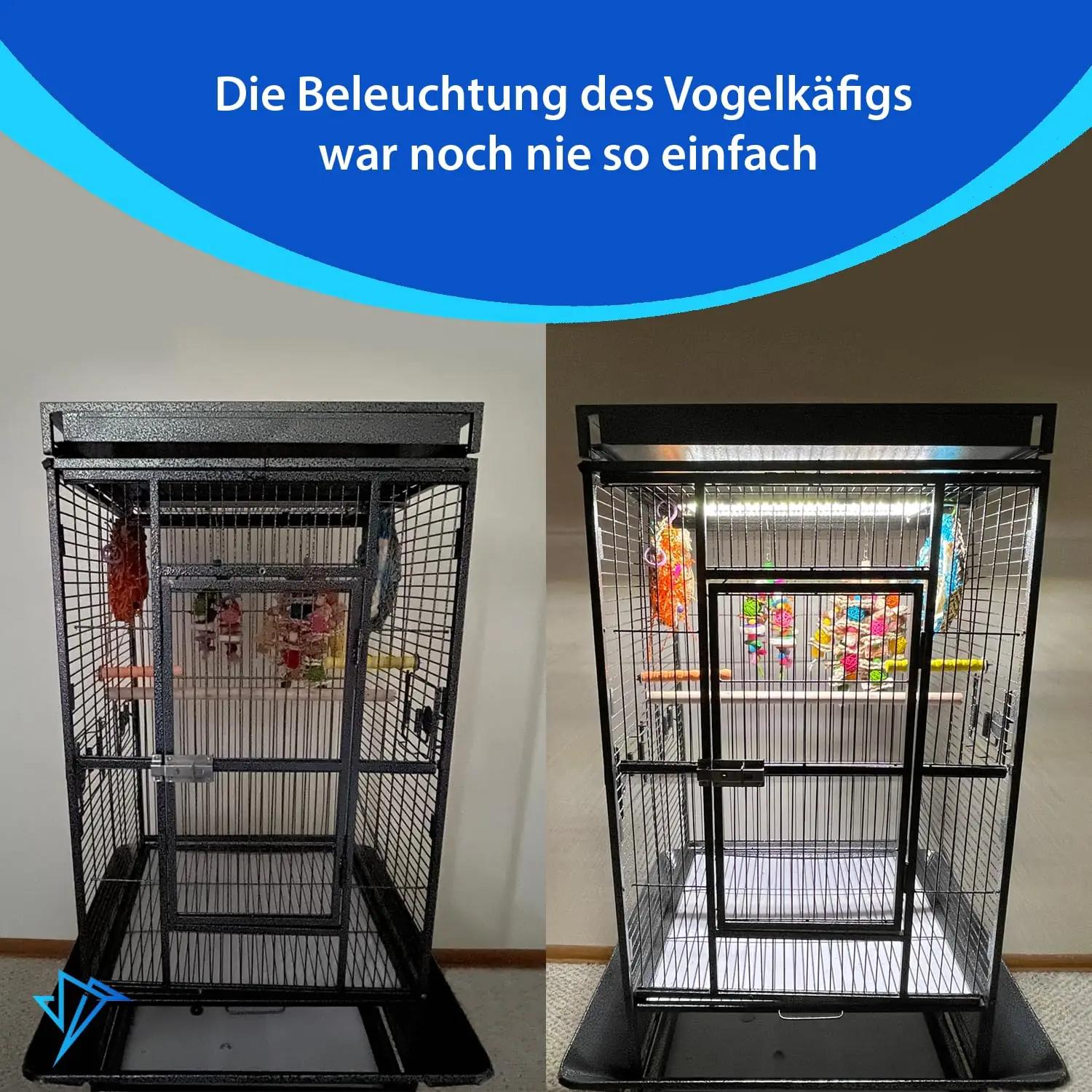 M&M Cage Company täisspektriline linnutuli – aluminium, 25 cm – pilt 7
