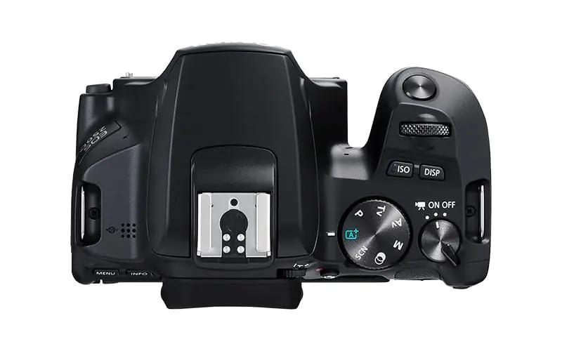 Canon kerge peegelkaamera EOS 250D komplekt (must) – detailne vaade
