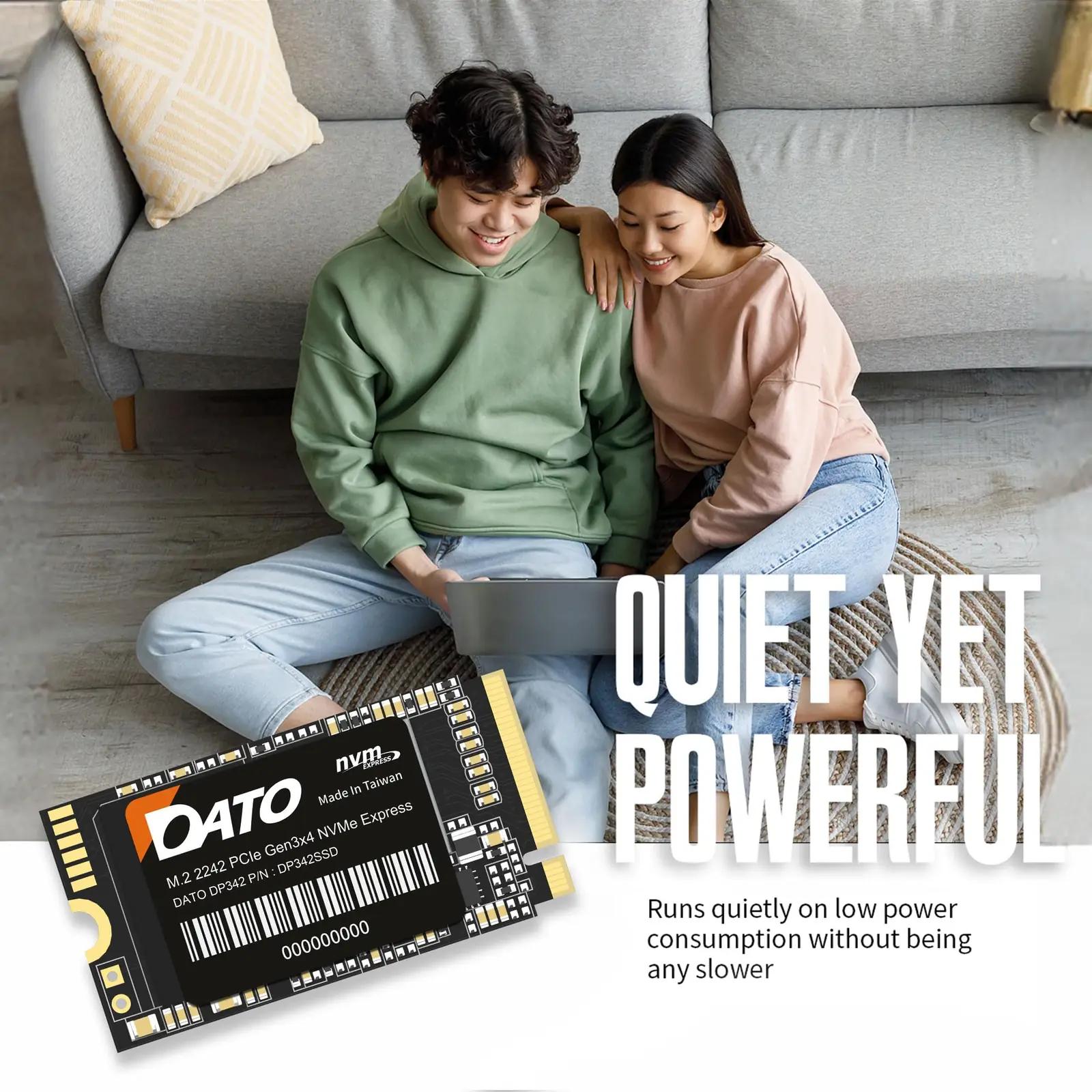 DATO 512 GB M.2 SSD – kiire ja vastupidav salvestuslahendus – pakend ja tarvikud
