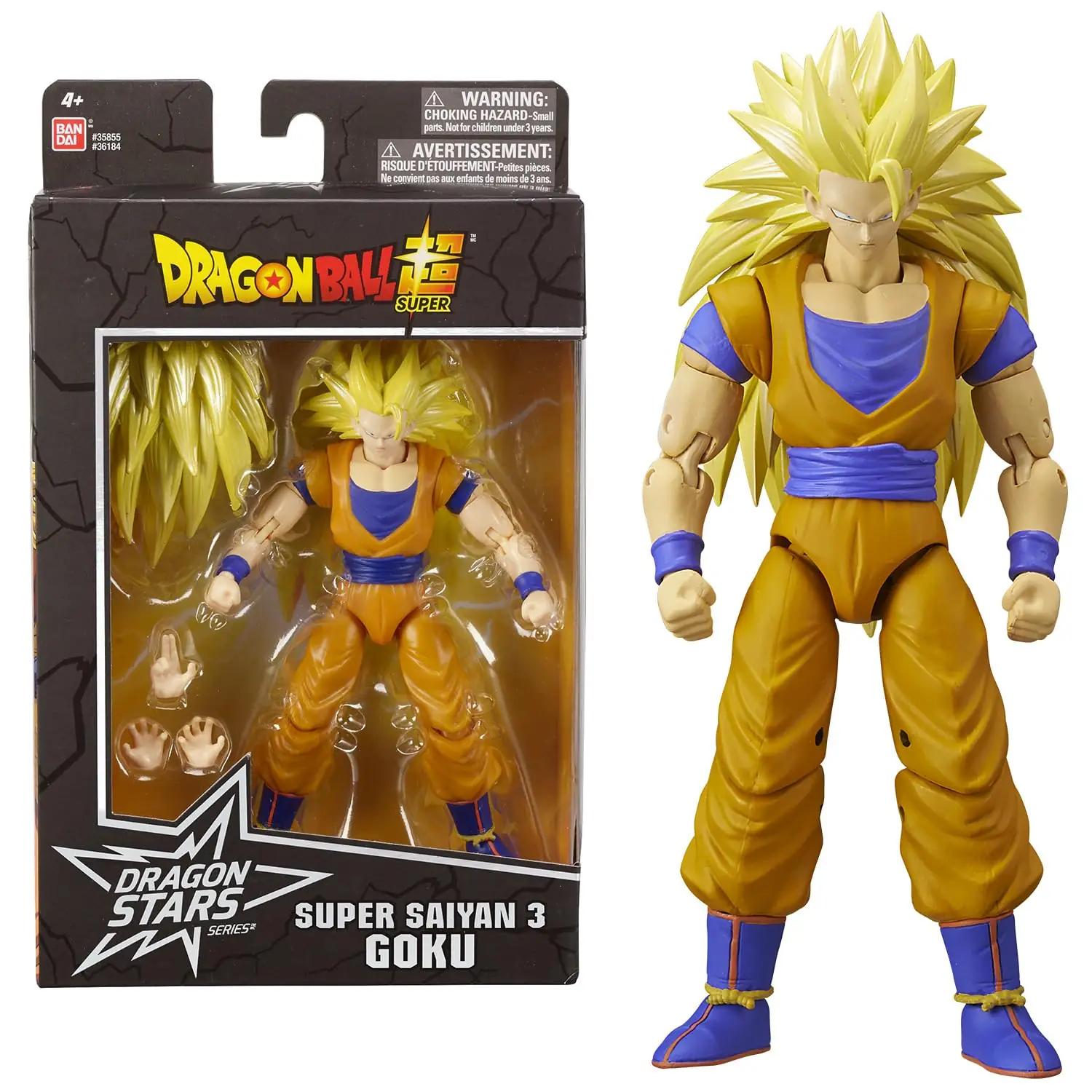 BANDAI detaljne plastikfiguur — Super Saiyan 3 Goku 17 cm