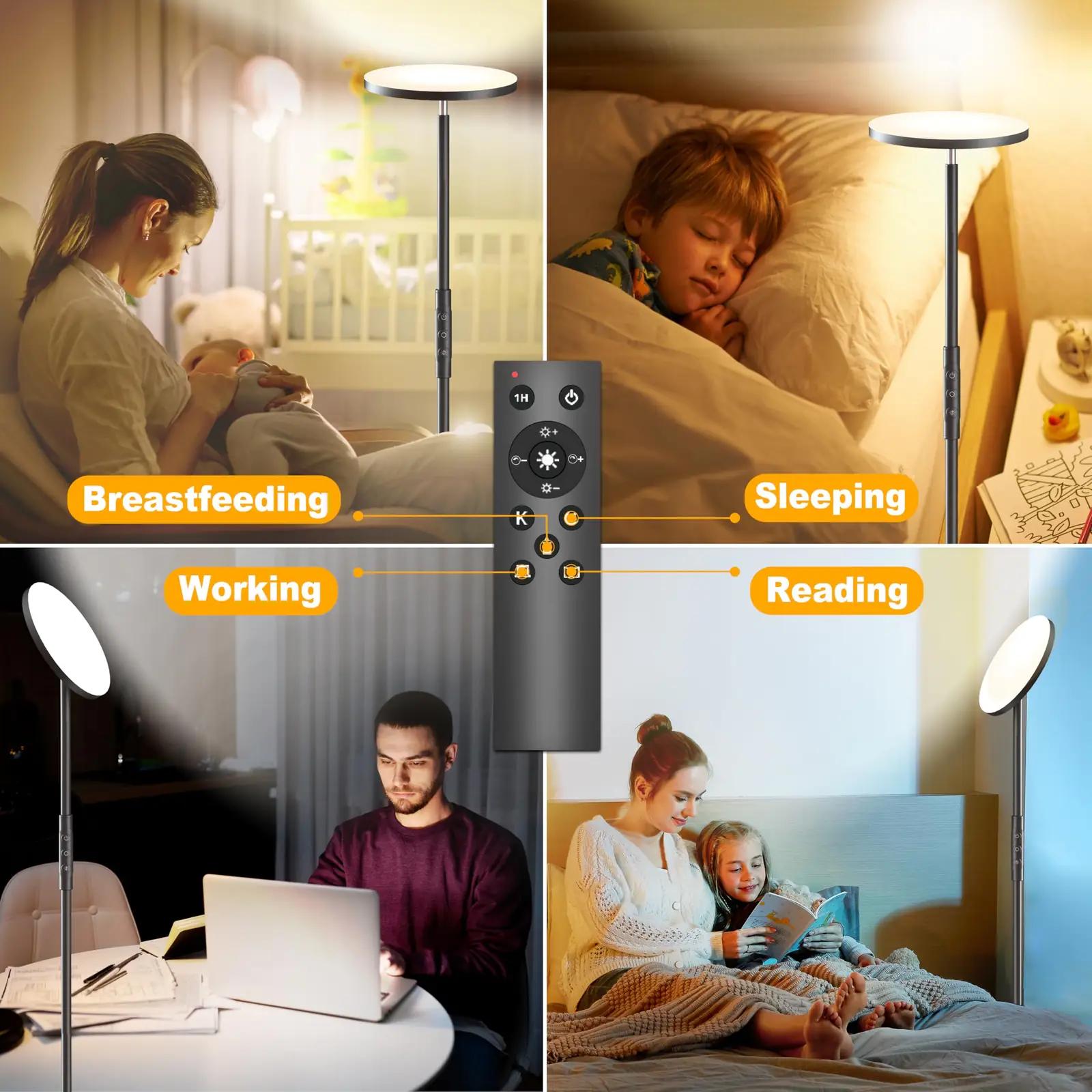 Yikuneng modernne LED-lamp 36W — eredas valguses lugemiseks – pilt 6