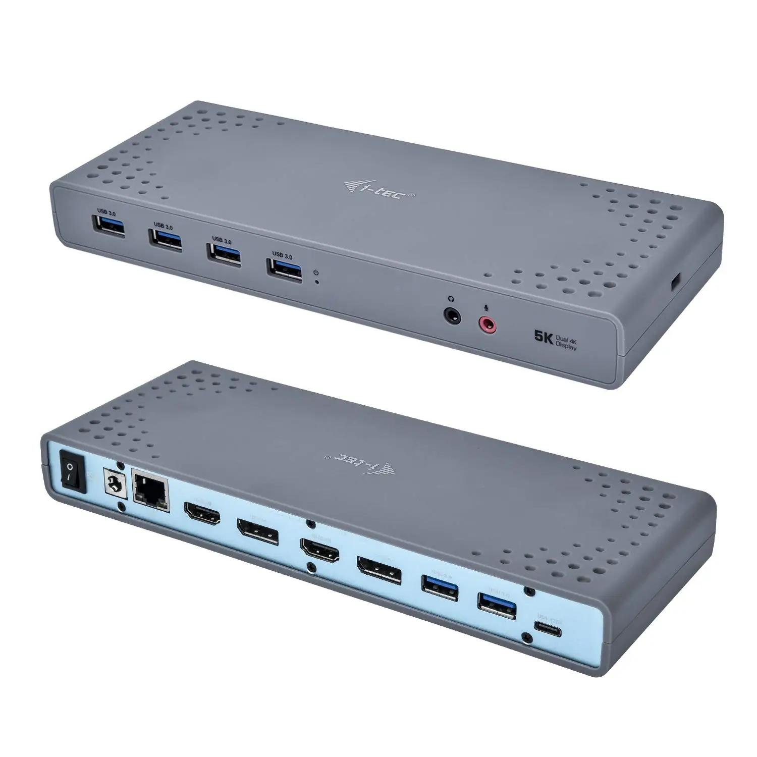 i-tec USB-C/A dokk 4K dual kuvamise võimalusega — mitmekülgne