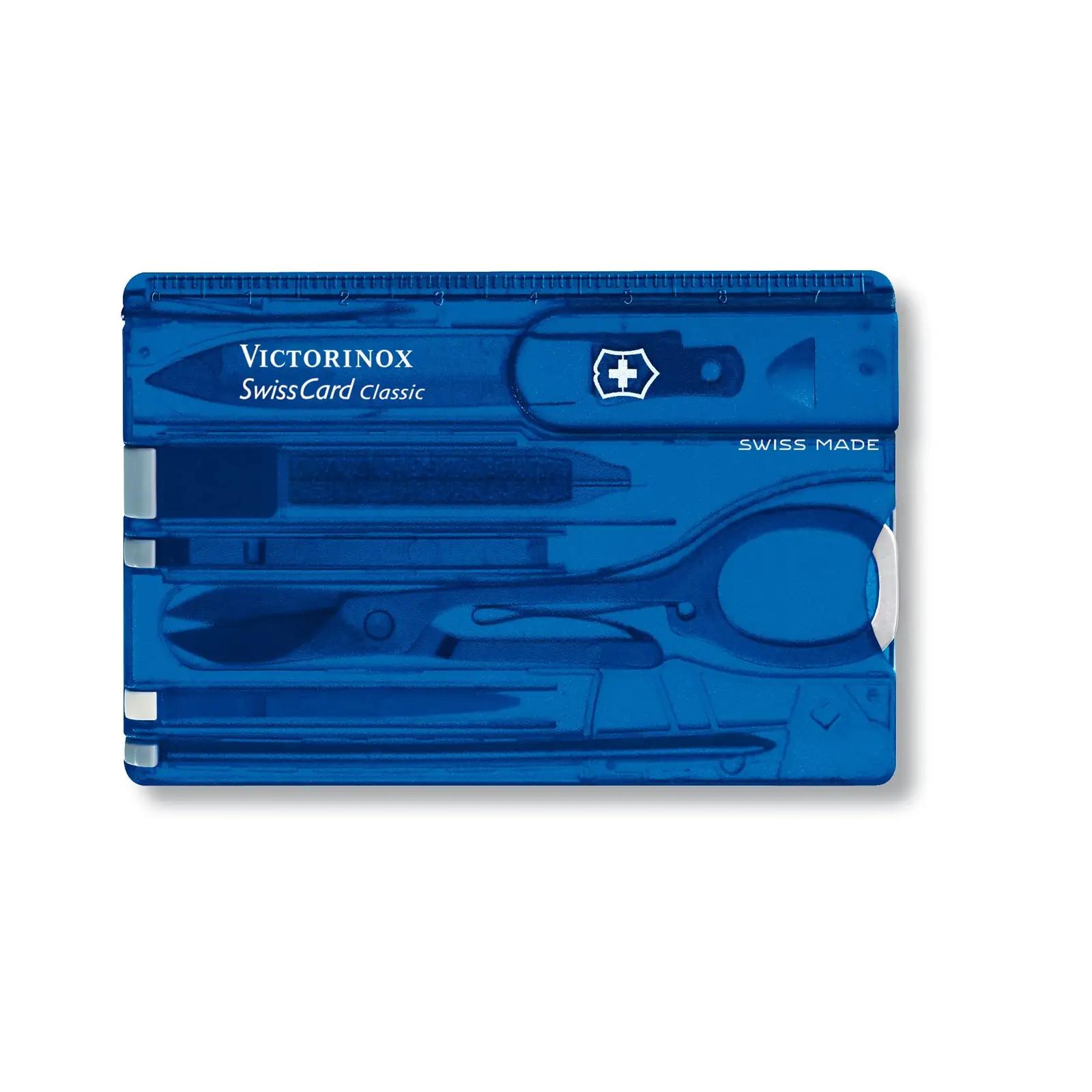 Victorinox sinine Swiss Card Classic – kompaktne multitööriist