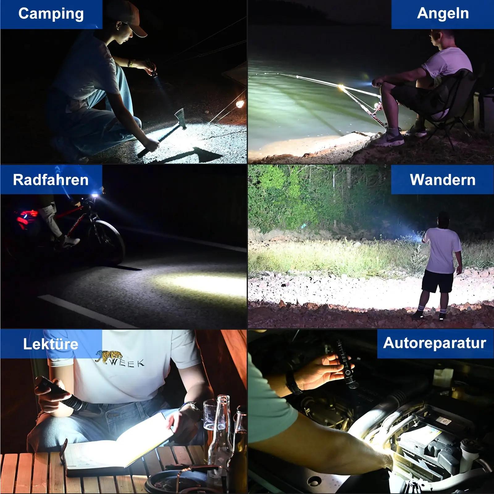 WUBEN kvaliteetne alumiinium-taskulamp — vastupidav ja USB-laetav – pilt 7
