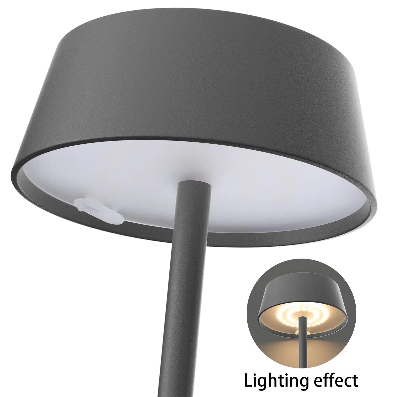 K-Bright laaditav LED lauavalgusti — alumiinium – kasutusnäide