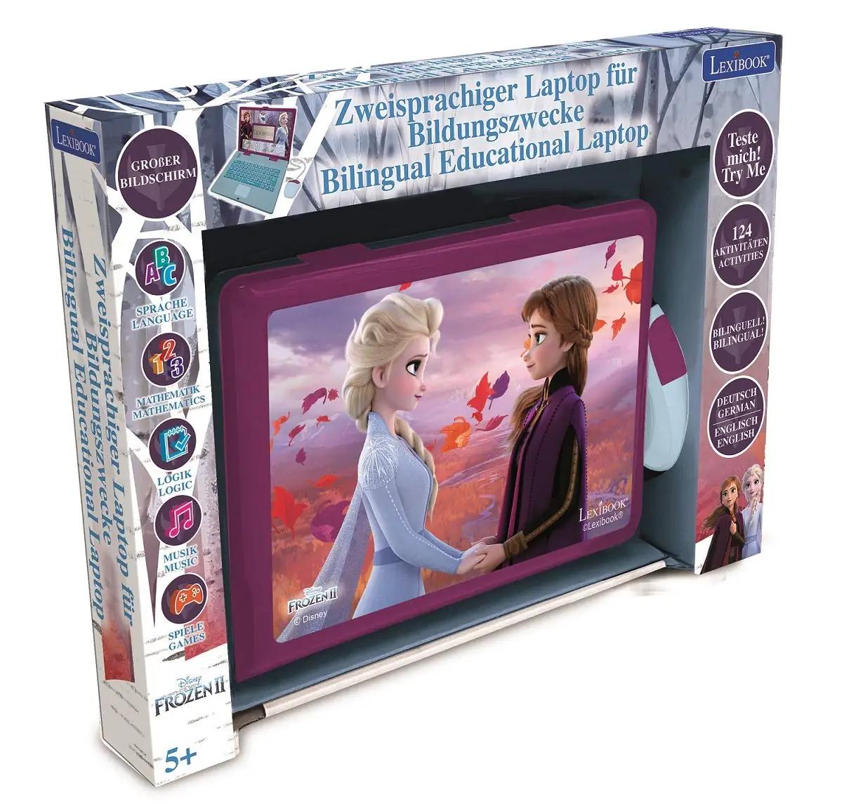 Lexibook Frozen II õppiv sülearvuti lastele – kahekeelne mänguõpe – lisavaade