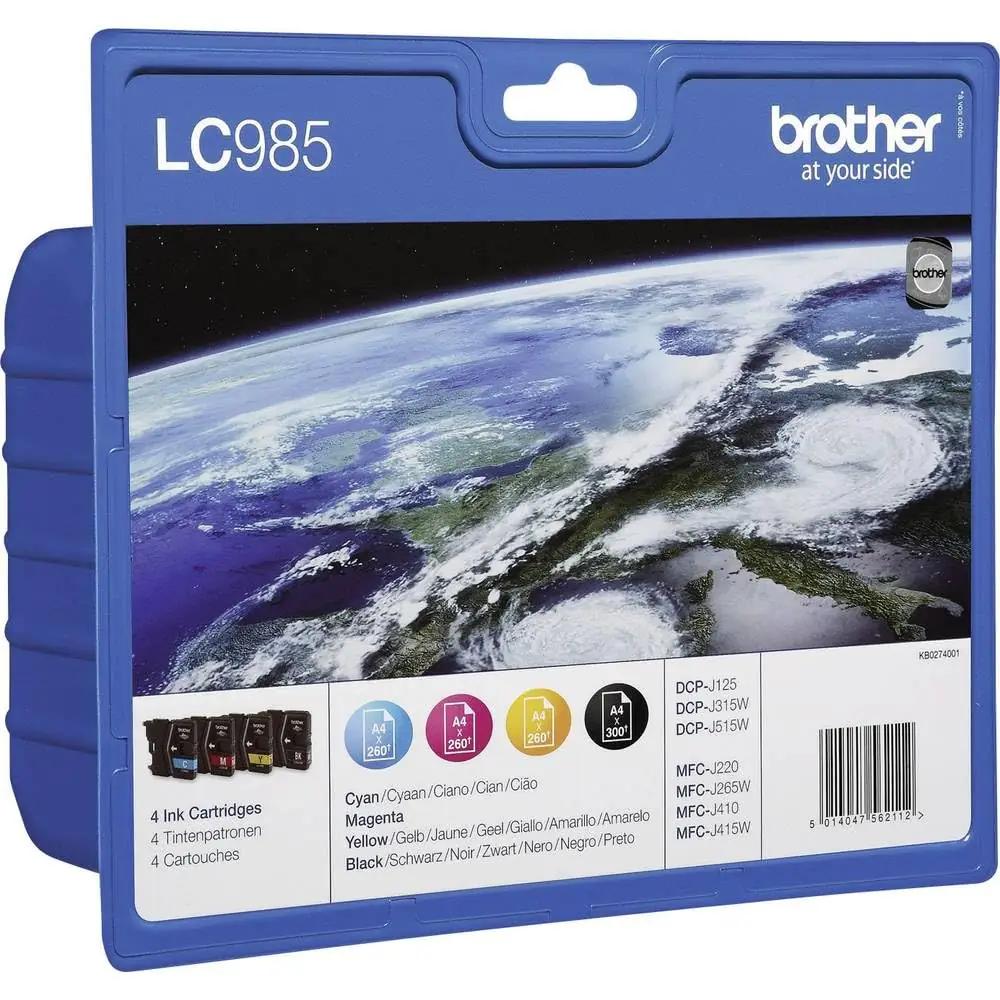 Brother LC985VALBPDR tindipatruunid tindiprinteritele – toote esivaade