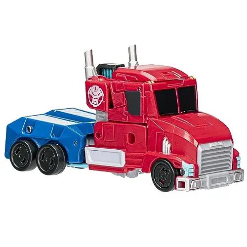 Transformers Optimus Prime redelkujuline 12,5 cm mänguasi – kasutusnäide