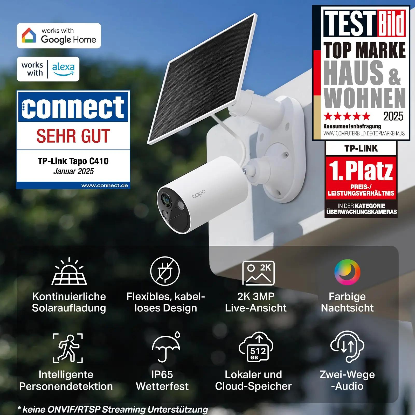 Tapo Tapo C410 KIT videovalve – detailne lähivaade