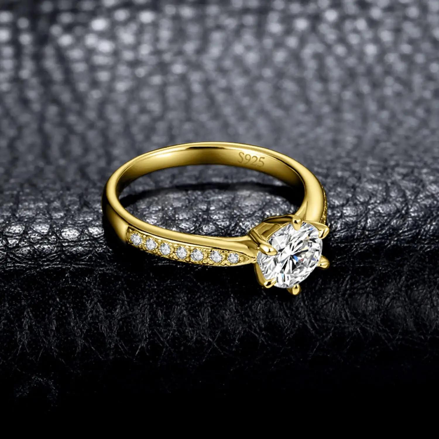 JewelryPalace 925 hõbesõrmus moissanite kiviga — elegantne – lisavaade