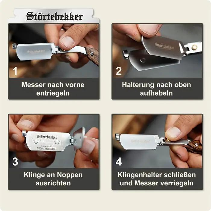 Störtebekker Shaving Accessories Störtebekker puidust – detailne vaade