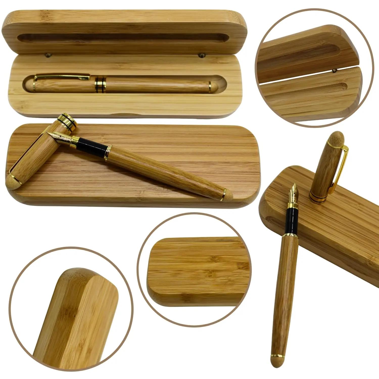 Amore Legno Sforza penna-stilografica täitpenna – detailne lähivaade