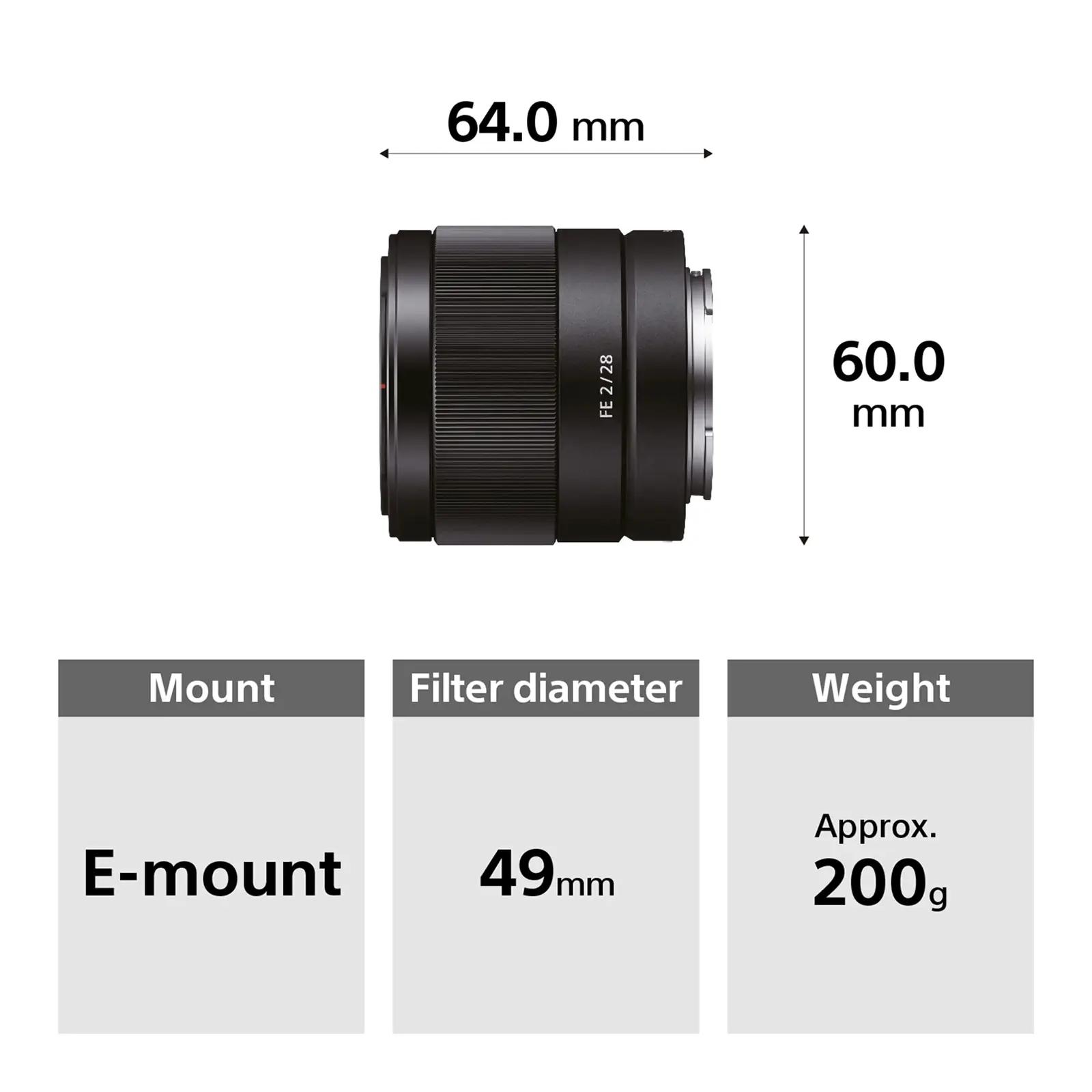 Sony kvaliteetne lainurkobjektiiv 28mm F2 – mugav pildistamiseks – pilt 6