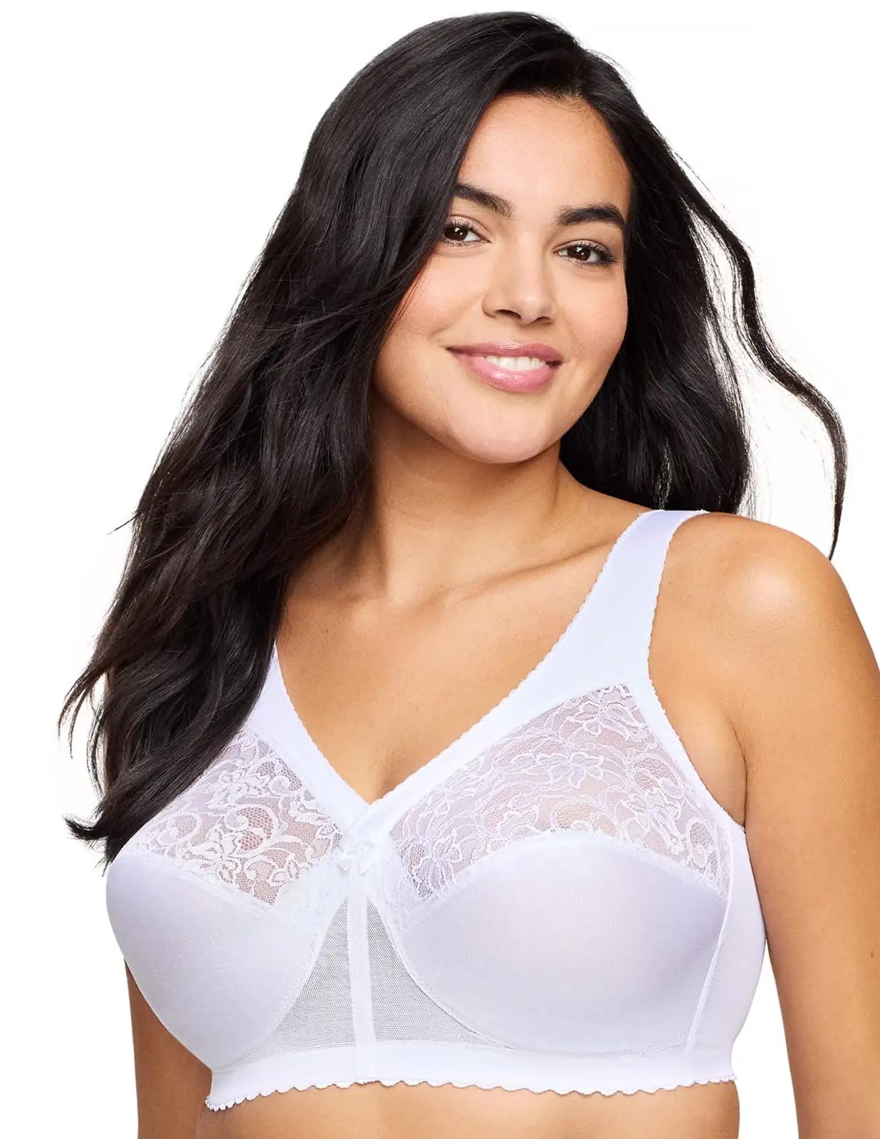 Glamorise mugav täiskattega rinnahoidja — pehme nylon 85C – kasutusnäide