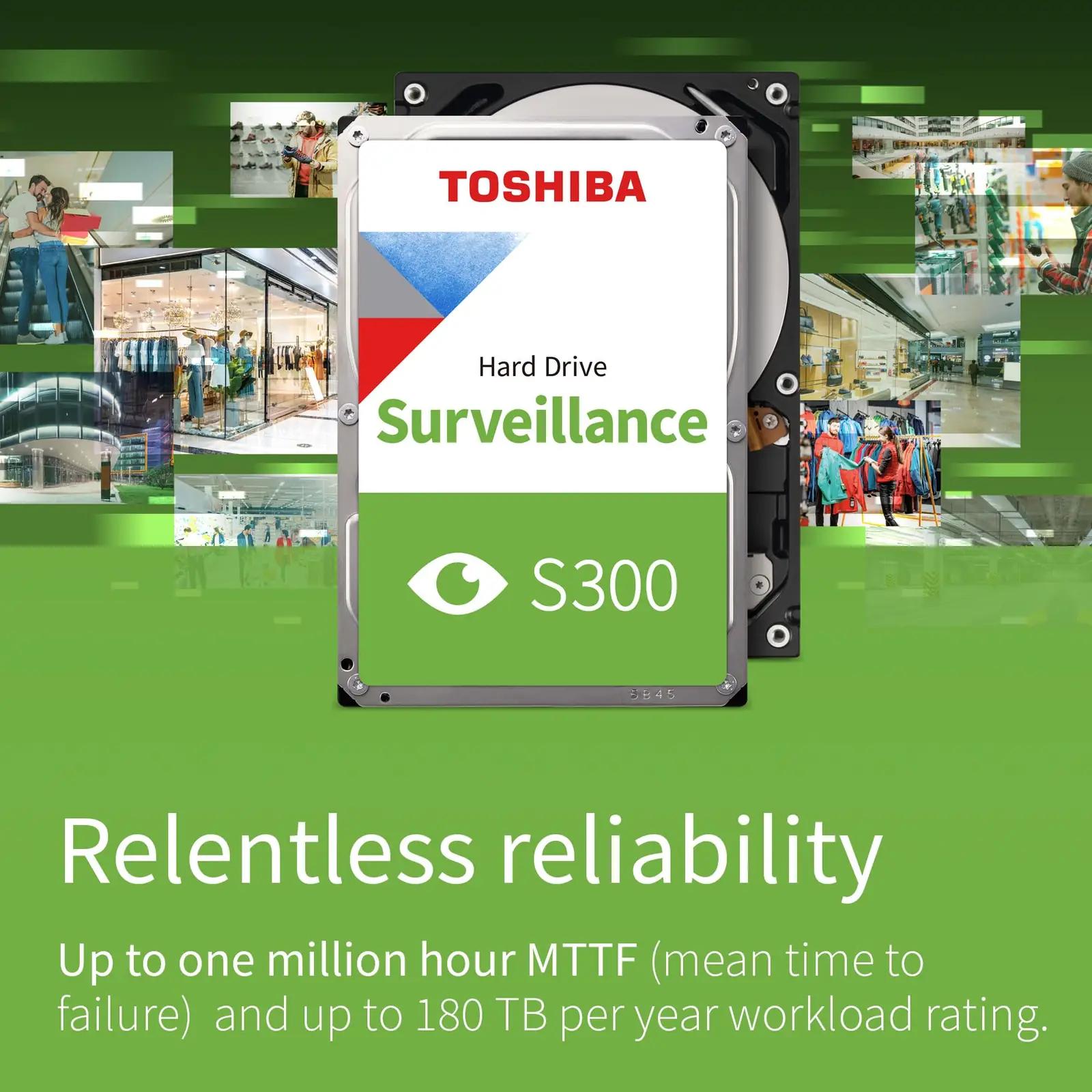 TOSHIBA vastupidav salvestuslahendus 2 TB S300 valik – kasutusnäide