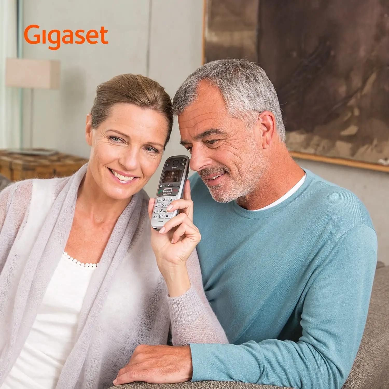 Gigaset hõbedane suuretafline DECT-telefon eakatele – pilt 7
