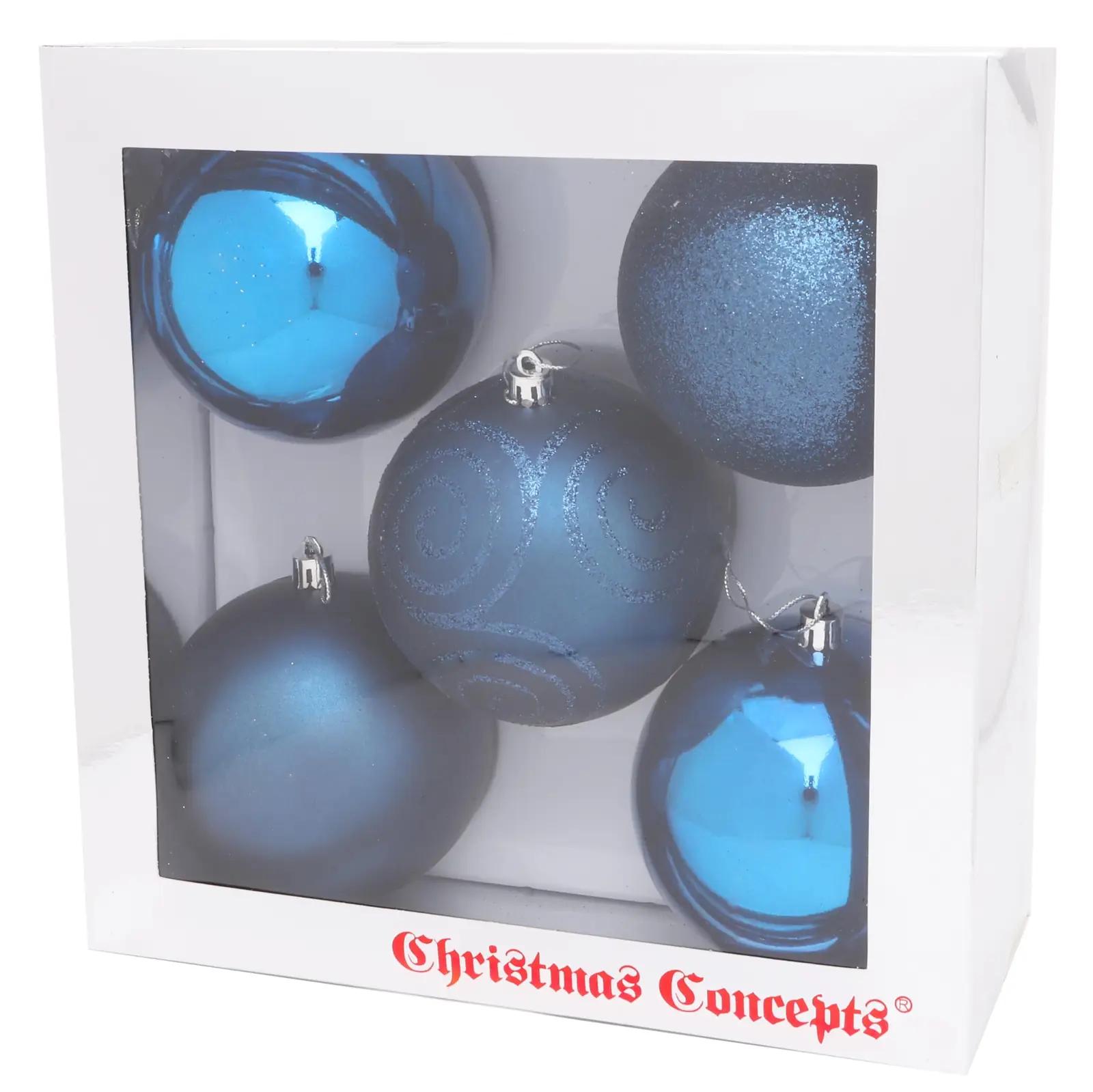 Christmas Concepts suured 100mm jõulukuulid – kasutusnäide
