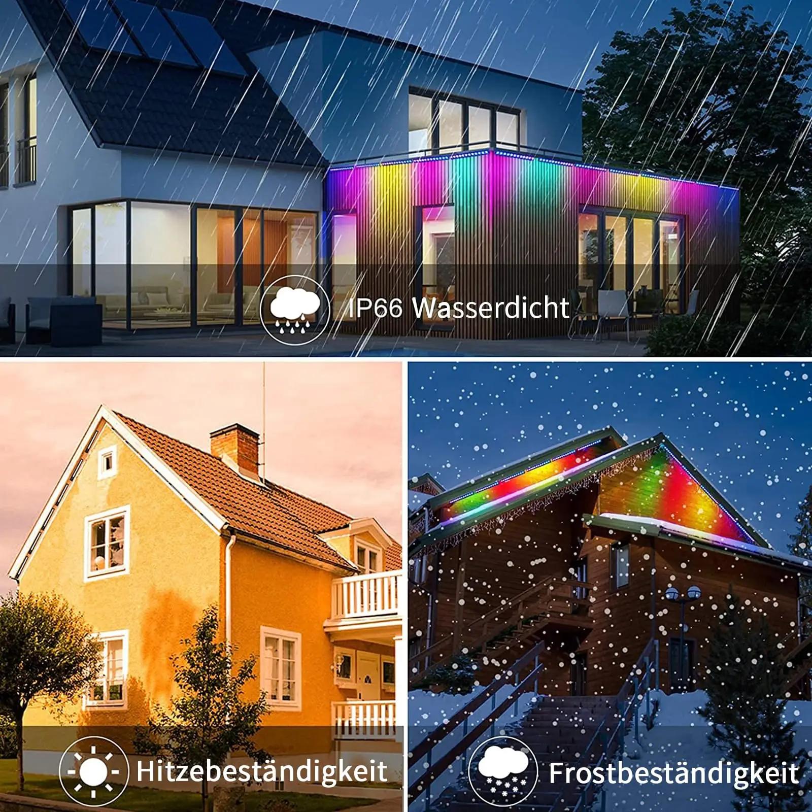 MEIHUA välistingimuste LED-riba — veekindel dekoratiivne valgus – detailne vaade