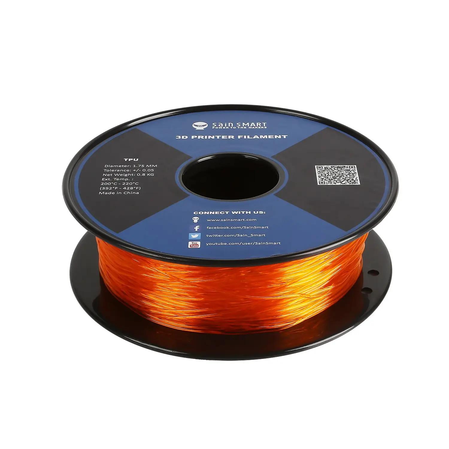 sainsmart elastne TPU filament 1,75 mm – vastupidav ja painduv – detailne vaade