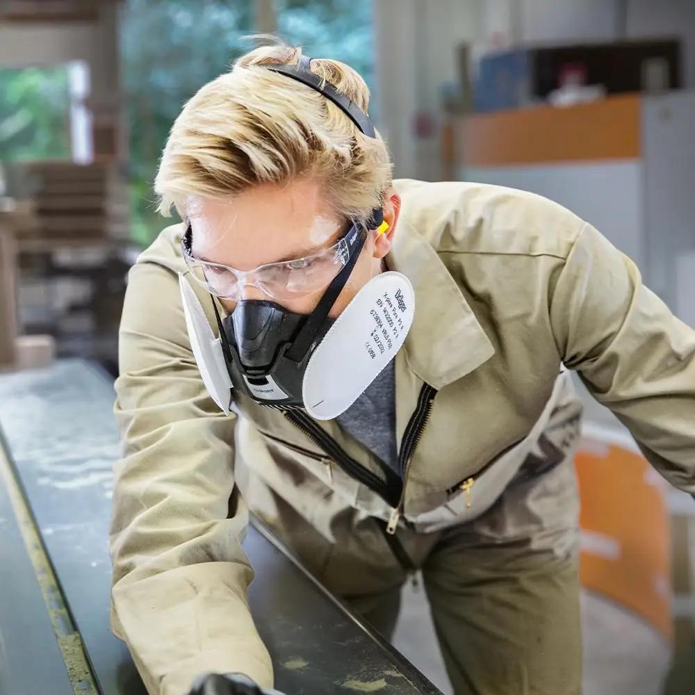 Dräger mugav silikoonist poolmask – kaitse tolmu eest, suurus L – pilt 7