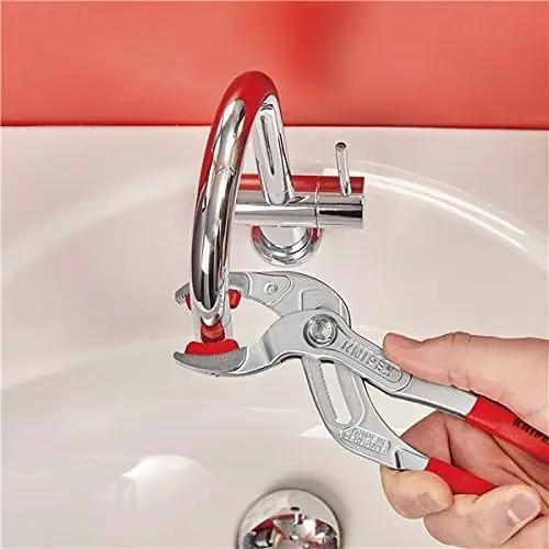KNIPEX kroomitud veevoolikute tangid — tugev 250 mm tööriist – pilt 6