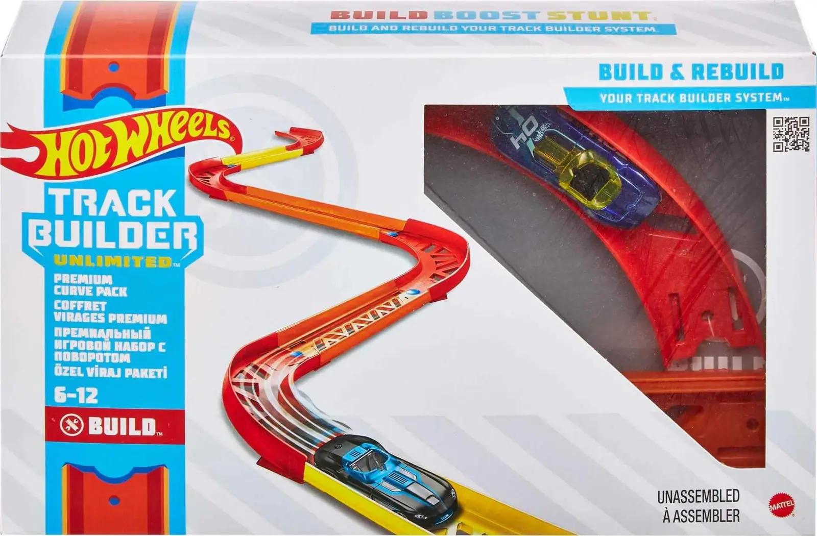 Hot Wheels tugevast plastikust kurvisett — kingitus lastele