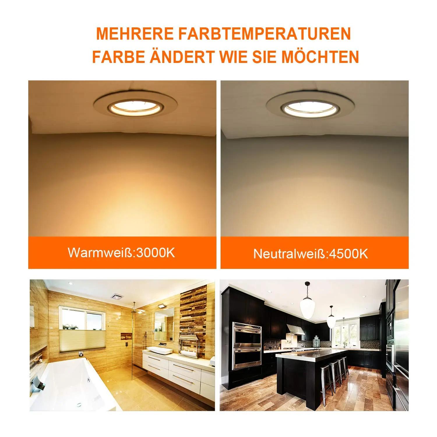 Allesgute LED süvistatavad spotid 6-kohaline komplekt – detailne vaade