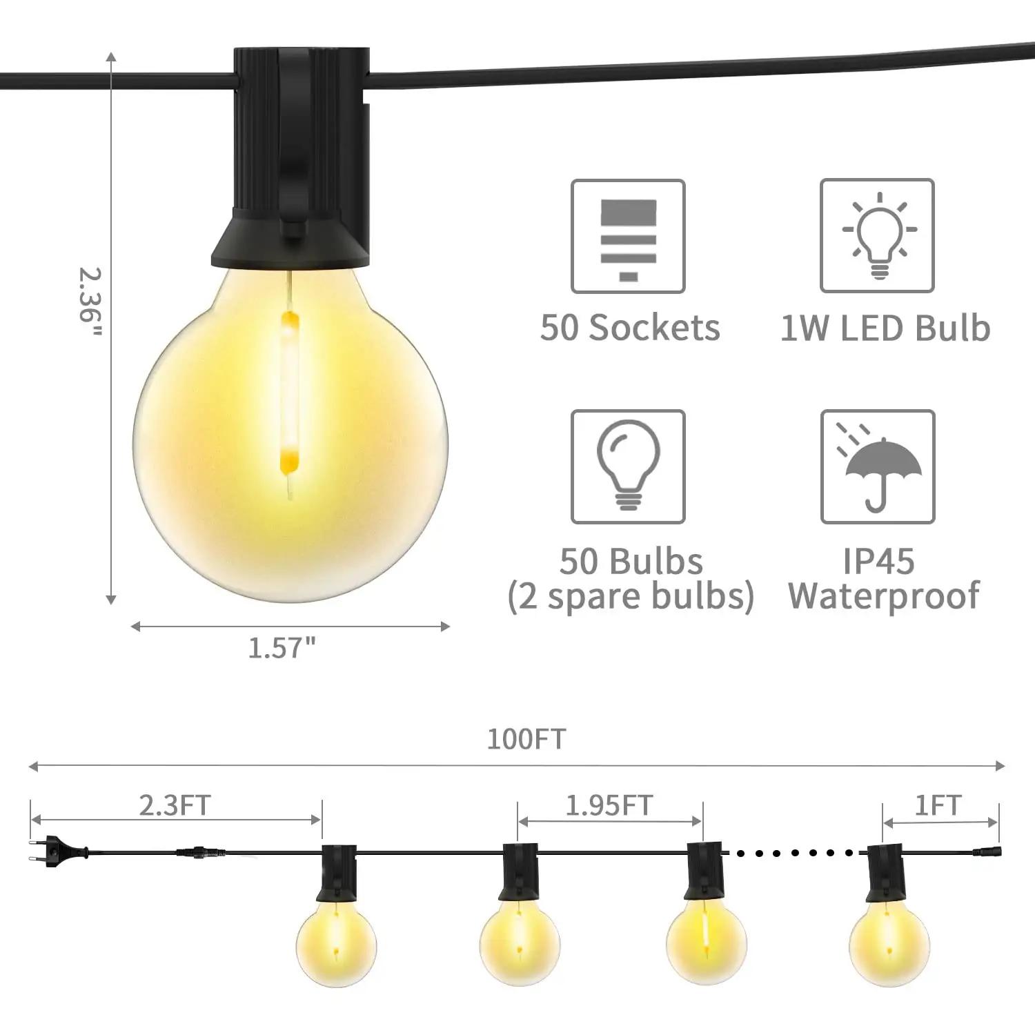 Svater retro välisvalgustus 30m LED sablasarja kingitus ideeks – lisavaade