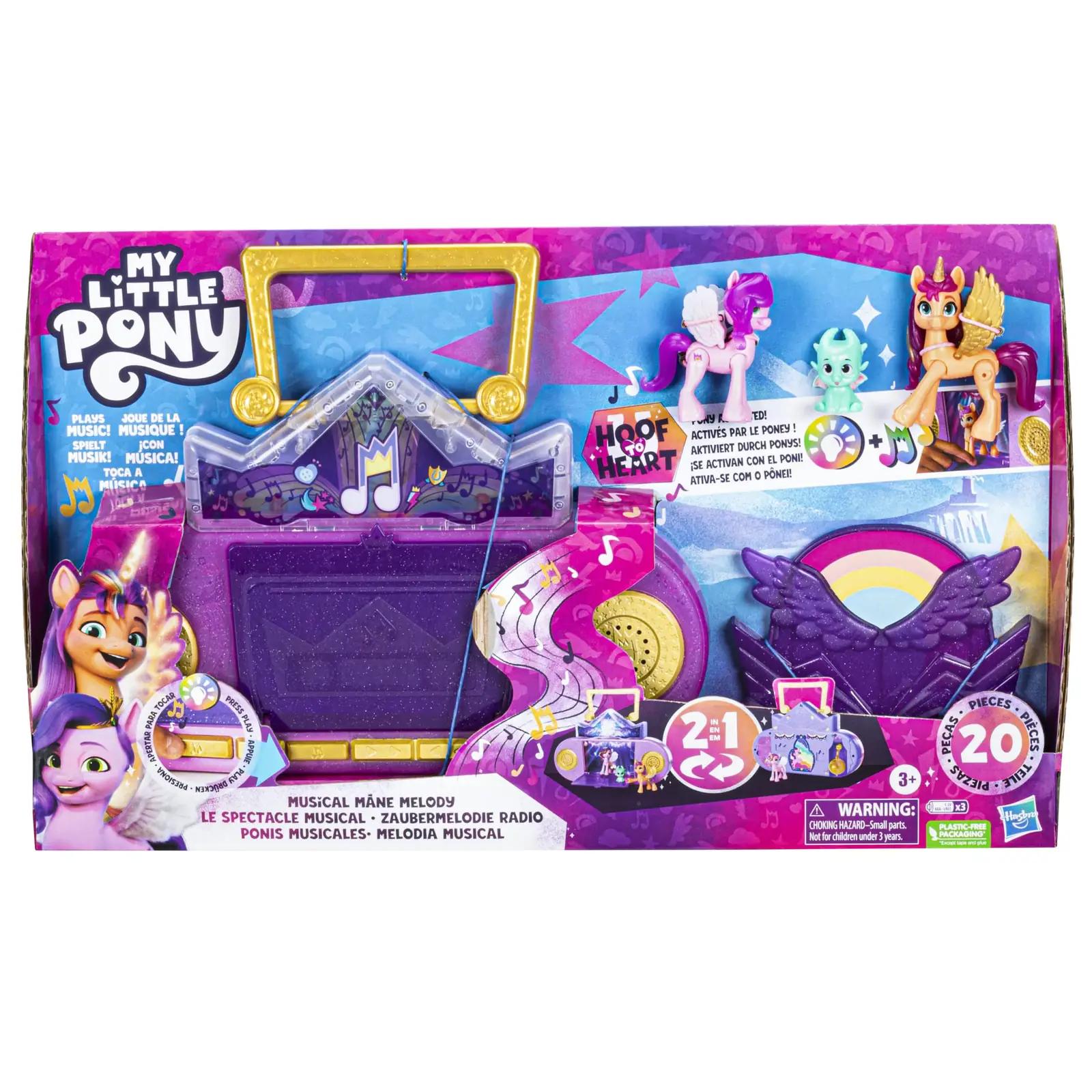 My Little Pony kaunilt valgustuv mängukomplekt lastekingiks – detailne vaade