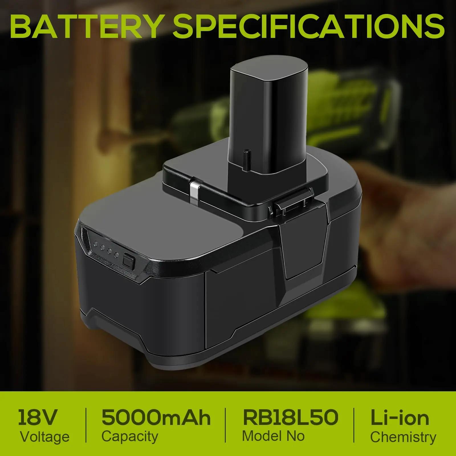Labtec tööriistaklassi 18V 5000mAh vaheldatav aku – lisavaade